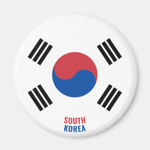 "Stick It" Charming South Korea Patriotic Magnet