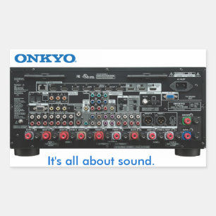 Stick it! (C'mon, son!) TX-NR3030 Rectangular Sticker