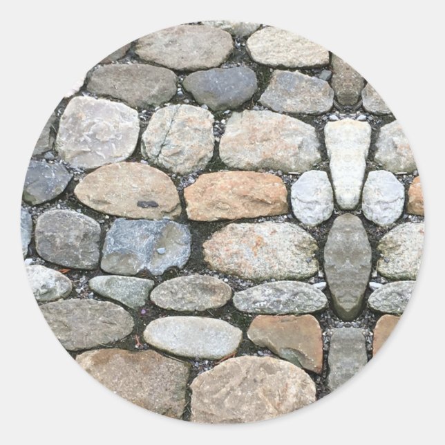 STICK IT - OLD WORLD COBBLES CLASSIC ROUND STICKER (Front)