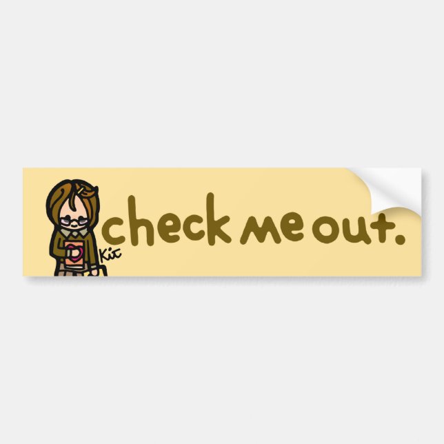 stick it on your book cart. bumper sticker (Front)
