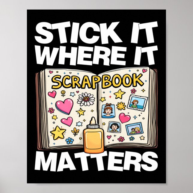 Stick It Where It S Sticker  Poster (Front)