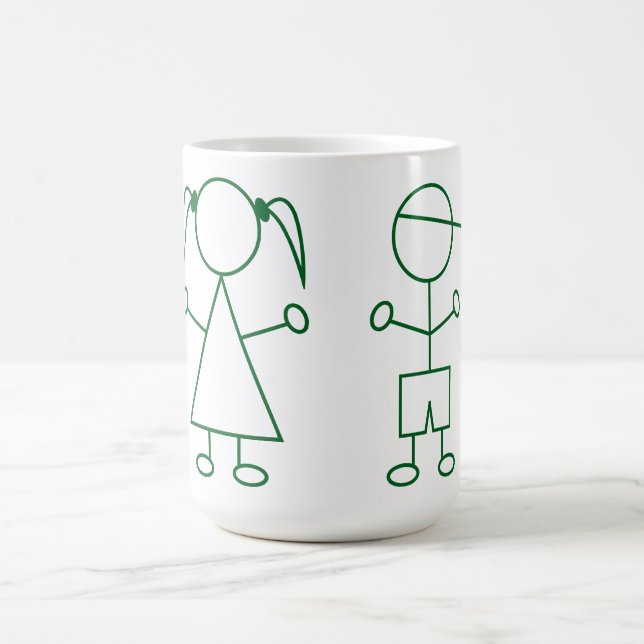 Stick Man Kids Mug (Center)