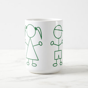 Stick Man Kids Mug