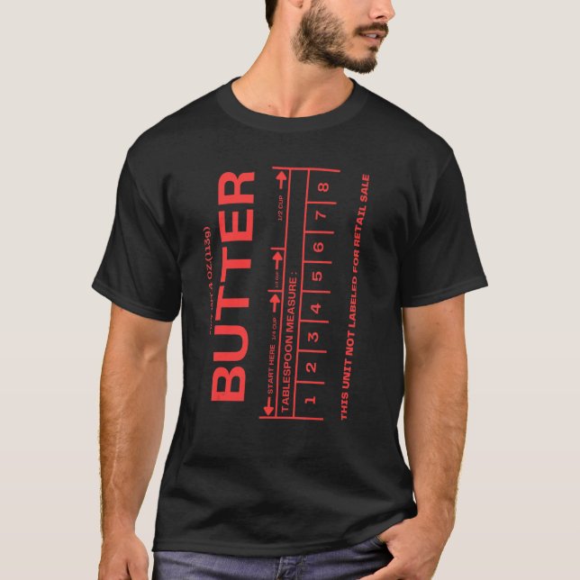 Stick of Butter Packaging T-Shirt (Front)