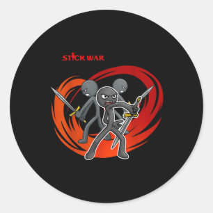 Stick War - Sword Wrath  Classic Round Sticker