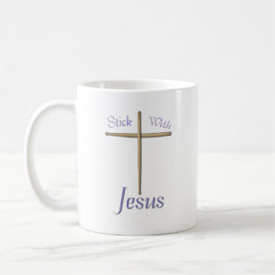 Stick with Jesus Christian Drummer Coffee Mug
