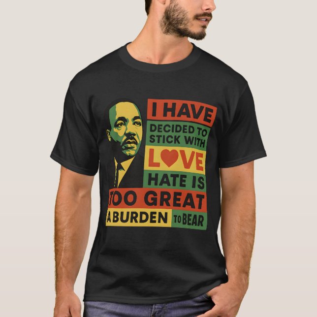 Stick With Love Hate Is Too Great to Bear T-Shirt (Front)