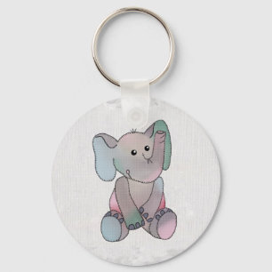 Stickbild Elefant Key Ring