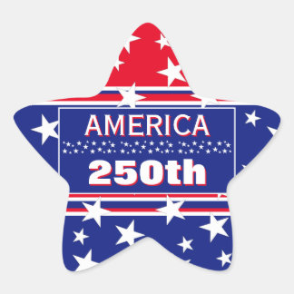 Sticker250 AMERICA Star Sticker