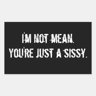 Sticker 4-Pack: Sissy