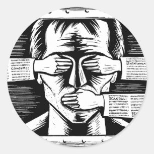 Sticker against any type of Censorship