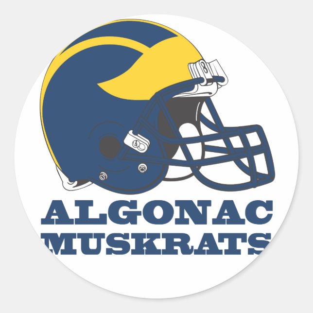 Sticker - Algonac Muskrats (Front)