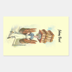 Sticker Antique Fun Bread Baker Chef Personalise