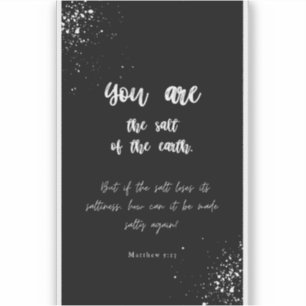 Sticker: Be Salty Custom-Cut Vinyl Sticker