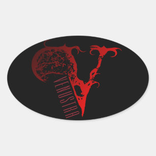Sticker - Black and Red Logo