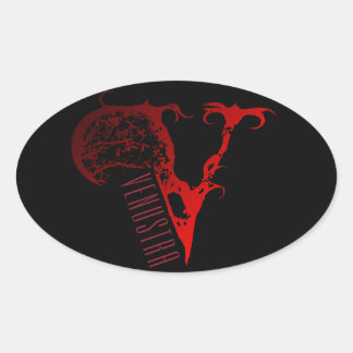 Sticker - Black and Red Logo