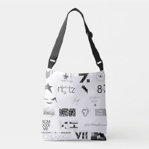 Sticker [BLK/GRY] Crossbody Bag