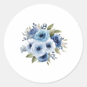 Sticker Blue flowers