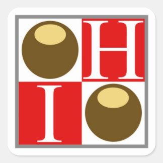 Sticker Buckeye Nut Ohio Proud