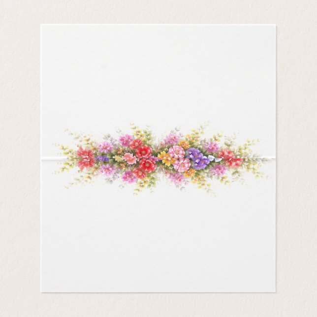 Sticker Business Card (Inside Unfolded)