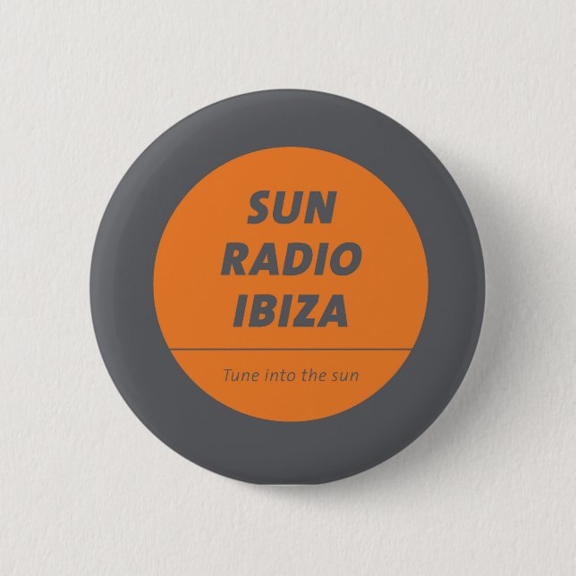 Sticker Button by Sun Radio Ibiza  (Front)