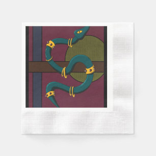Sticker Carré Snake Napkin