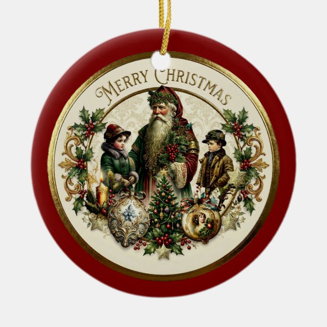 Sticker Ceramic Ornament (Front)