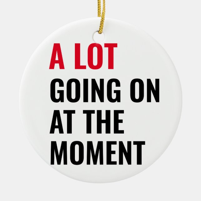 Sticker Ceramic Ornament (Front)