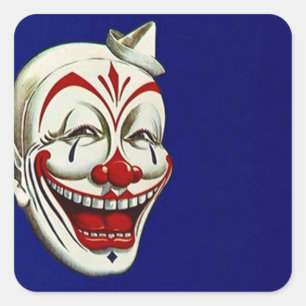 Sticker Clown Paint Makeup Fun Happy Expression