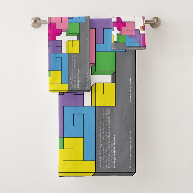 Sticker [CMYK/RNBW] Towel (Insitu)