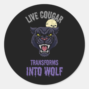 sticker cougar live 