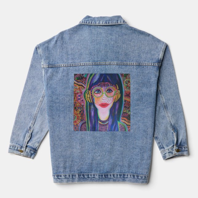 Sticker Denim Jacket (Back)