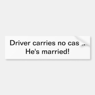 Sticker - Driver carries no cash
