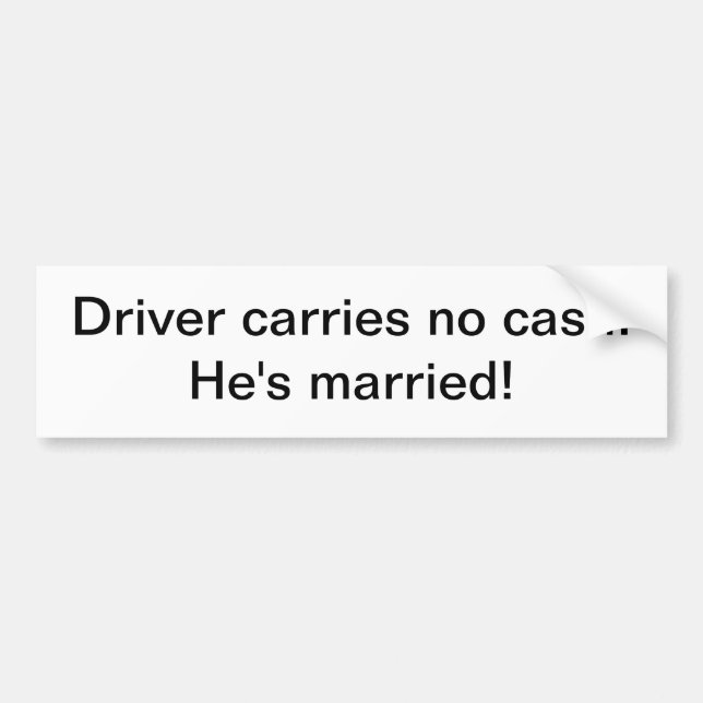 Sticker - Driver carries no cash (Front)