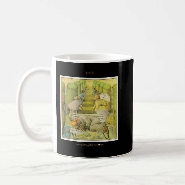 Sticker Edition 1930an 232 Genesis Band Rock Retro Coffee Mug (Left)