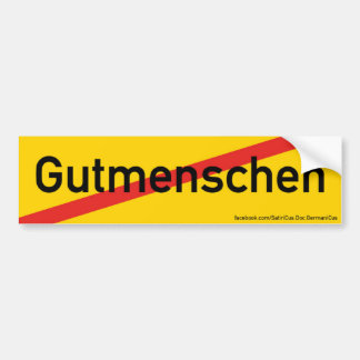sticker: end-of-town sign: "Gutman" (Satire Bumper Sticker