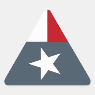 Sticker Faded Blue Lone Star Flag Heart Texas Tex