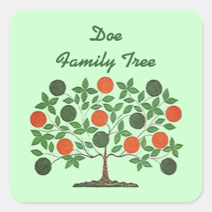 Sticker Family Tree Genealogy Scrapbooking Craft