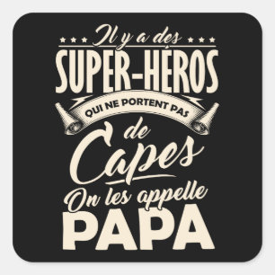 Sticker Father's Day - Super-Héro Dad