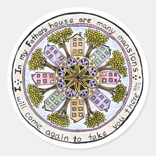 Sticker Father's House (Front)