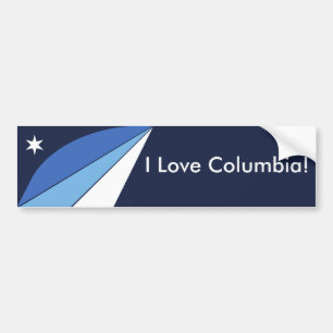 Sticker Flag of Columbia, South Carolina
