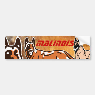 sticker for car malinois
