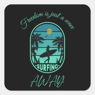 sticker for surf lover