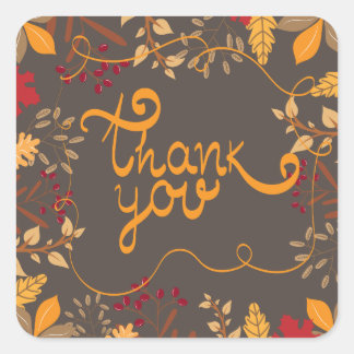 Sticker for Thanksgiving gifts wrapping