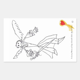 Sticker, Gauge's Heaven Worrior #1 Rectangular Sticker