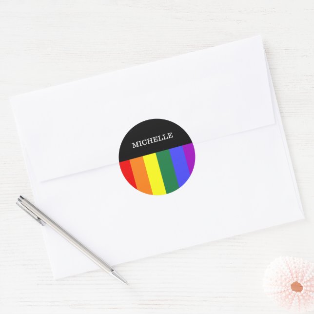 Sticker Gay Rainbow Pride (Envelope)