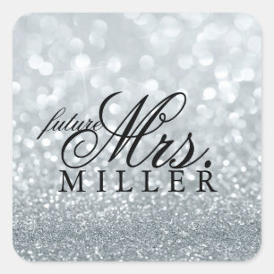 Sticker - Glitter Fab future Mrs.