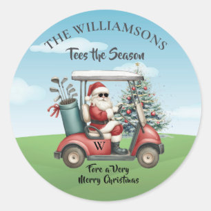 STICKER Golf Theme Tees the Season Name