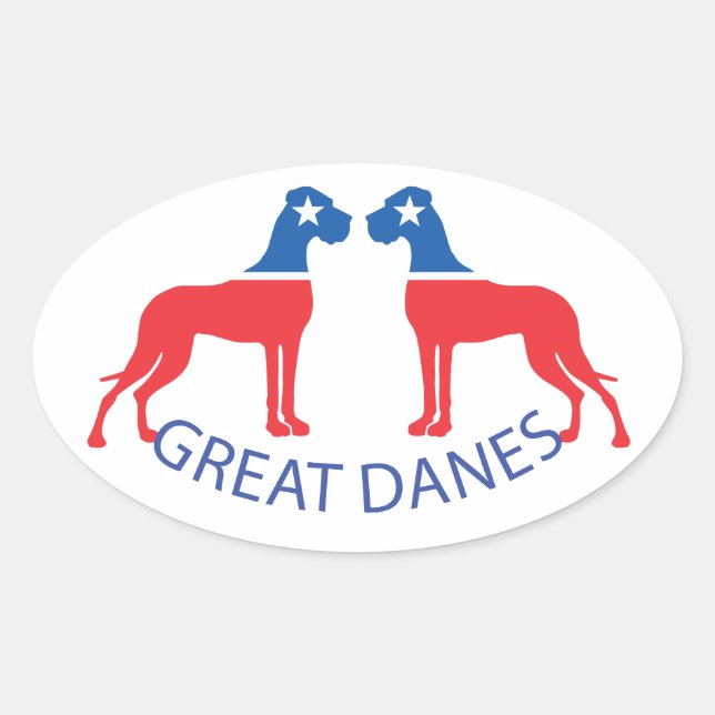 Sticker Great Danes (Front)