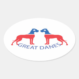 Sticker Great Danes